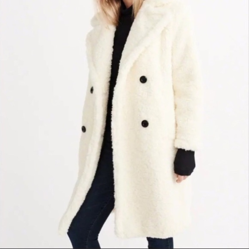 Abercrombie Sherpa Teddy Coat